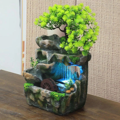 Rockery Waterfall Table Fountain